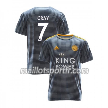 Maillot de Foot Leicester City Demarai Gray 7 Extérieur 2018/19